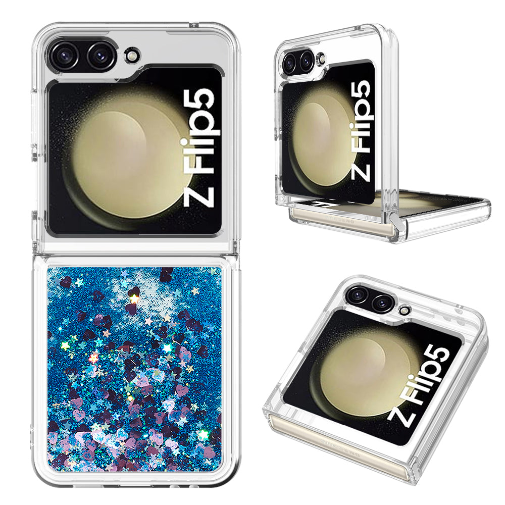 YB Quicksand Series-1 Liquid Phone Case for Samsung Galaxy Z Flip5 5G Floating Glitter Soft TPU Protective Cover YB Quicksand Series-1 Liquid Phone Case for Samsung Galaxy Z Flip5 5G Floating Glitter Soft TPU Protective Cover